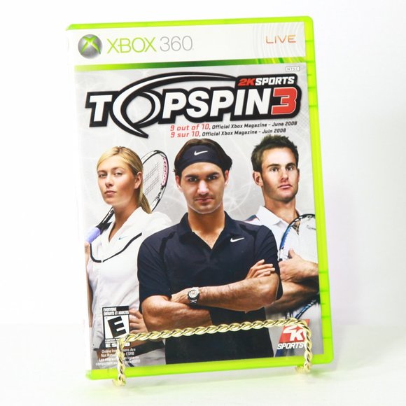 2KSports Top Spin - XBOX 360 Video Game - Tennis - Picture 1 of 4